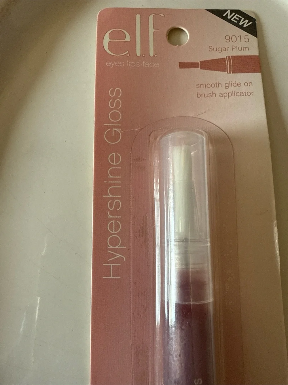 Vintage e.l.f. Hypershine Gloss Sugar Plum 9015 NEW Sealed Y2K Rare Discontinued